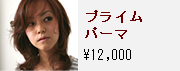 プライムパーマ \12,000